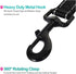 Short Dog Leash - Traffic Padded Handle - Heavy Duty - Short Nylon Dog Lead for Training Control - Reflective Threads Pet Leashes for Large Dogs a...