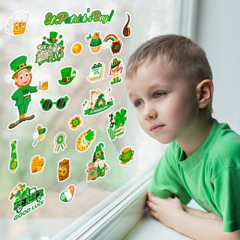 Window Clings Stickers for Kids Window Gel Clings Decals Thick Gel Clings Toddlers and Adults Classroom Home Nursery Airplane Birthday Party Suppl...