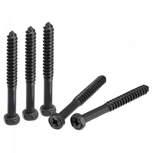 uxcell Hex Lag Screws 5/16" x 3" Carbon Steel Phillips Head Half Thread Self-Tapping Bolts for Deck Building or Joining Lumber 10pcs...
