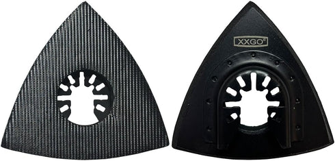 105 Pcs Oscillating Multi Tool Sanding Pads Kits 2 Pcs Triangle Sanding Pads 3 Pcs Finger Sanding Pads 100 Pcs Multi Tool Sandpaper for Wood Sandi...