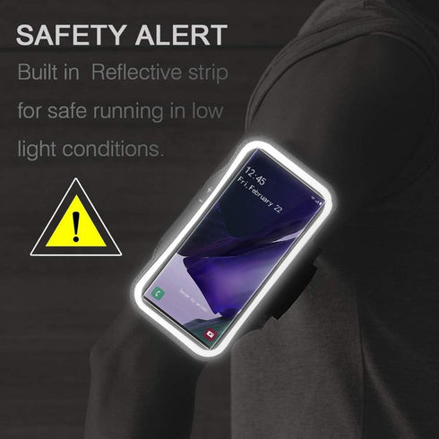 Galaxy Note 20, 20 Ultra Armband, JEMACHE Gym Running Workouts Water Resistant Arm Band Case for Samsung Galaxy Note 20/20 Ultra with Key Holder (...