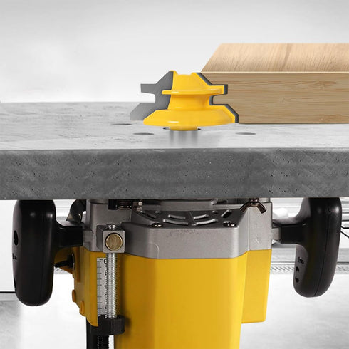 45 Degree Lock Miter Router Bit 1/2 Inch Shank.Woodworking Tools Joint Router Bits?Wood Milling Cutter Glue Joint Tools Set (1/2inch Shank, 1-3/8"...