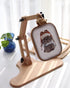 Nurge Beige Medium (No:3) Plastic Square Embroidery Hoop, Cross Stitch Hoops, Punch Needle Hoop , DIY Craft Sewing,ABS Plastic Embroidery Hoops...