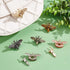 PH PandaHall 6 Sets, 6 Colors 3D Bee Shape Bag Turn Buckles Alloy Purse Lock Purse Clasp Closure Lock Clutch Closure for DIY Leathercraft Shoulder...