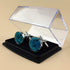 S&W SHLAX&WING Dark Teal Black Blue Patterned Matching Cufflinks...