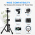 Webcam Tripod Stand Extendable Desktops Tripod for Camera/Phone/Webcam, Desk Tripod Webcam Mount Holder Compatible with Logitech Stream Webcam C92...