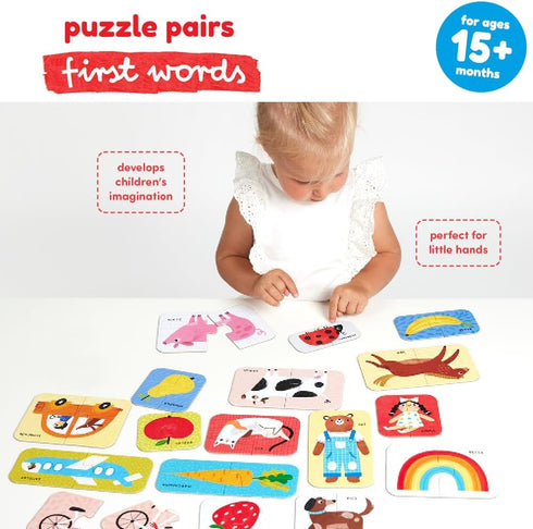 Puzzle Pairs First Words 15m+ Toddler Puzzle...