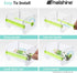 molshine 2 Pack Transparent Desktop Multi Washi Masking Tape Storage Dispenser,Tape Cutter,Tape Roll Holder (Not Include Masking Tape) (Green)...
