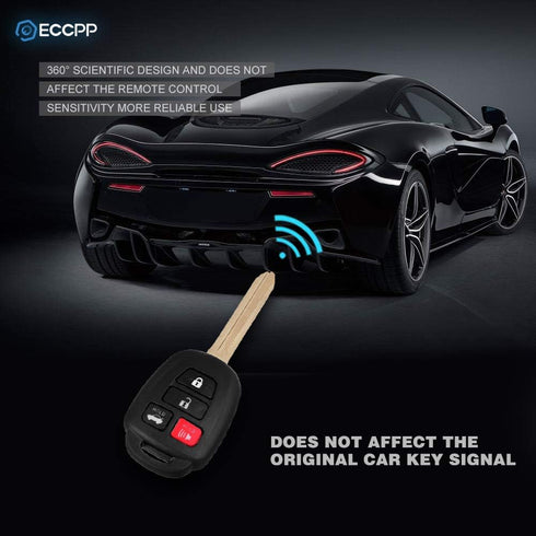 ECCPP Key Fob (Shell Case) Replacement fit for Uncut Keyless Entry Remote for Scion FR-S for Toyota Camry Corolla RAV4 HYQ12BDM (Pack of 1)...