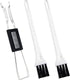 Keycap Puller Switch Puller Stainless Steel Keycap Removal Tool with 2 Pcs White Keyboard Cleaning Brush for Mechanical Keyboard...