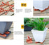 24 Pcs Flower/Plant Pot Feet, Invisible Flower Pot Risers, Triangle Flower Pot Rack Holder Pot,Potted Plant Stand,Flower Pot Rack Indoor and Outdo...