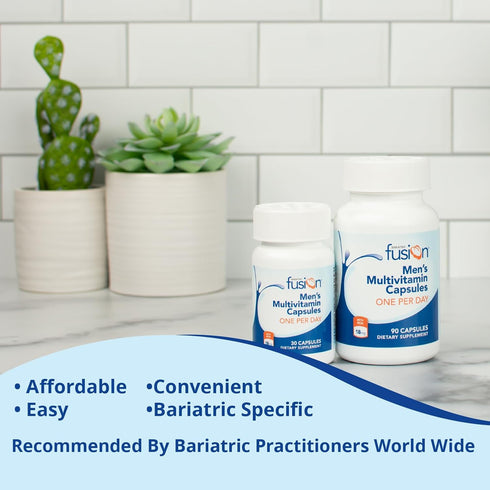 Bariatric Fusion One Per Day Bariatric Multivitamin with Iron for Men | with Prostate and Heart Support Vitamins* | Gastric Bypass and Sleeve Gast...