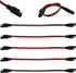Wadoy 2 Pin Quick Disconnect Wire Harness SAE Connector 14 Gauge Heavy Duty Hight Capacity Battery Cable 10'' Leads(5 pack)...