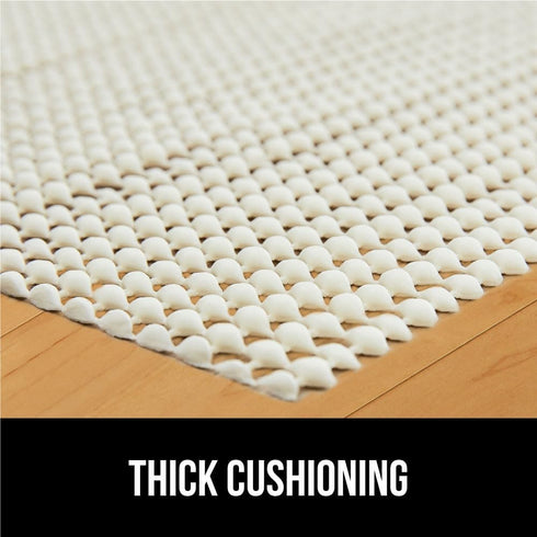 GORILLA GRIP Strong Rug Pad Gripper, 2x6 FT, US Designed, Grips Keep Area Rugs Safe and in Place, Thick, Slip and Skid Resistant Pads for Hard Flo...