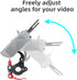 Aluminum Bike Handlebar Mount for DJI RC 2 Remote Controller and Action Cameras...