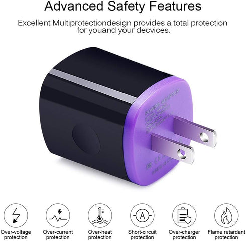Type C Wall Charger Block Plug Car Charger Adapter+Fast Charging USB C Cable for Samsung Galaxy S24 S23 S22 S21 Note 20 Ultra S20 FE S10E S10 S9 A...