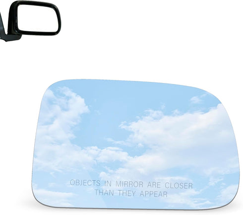 Mirror Glass Passenger Right Side fit for 1997 1998 1999 2000 2001 2002 2003 2004 2005 2006 Honda CR-V with Adhesive Convex No Backing Plate...