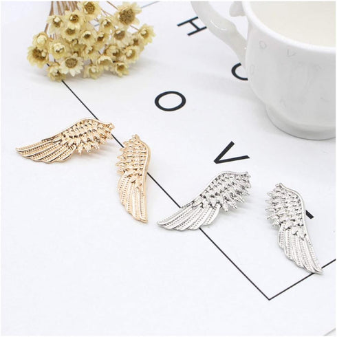 MINGHUA Elegant Angel Wings Feather Suit Pin Collar Pin Brooch for Unisex...