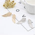 MINGHUA Elegant Angel Wings Feather Suit Pin Collar Pin Brooch for Unisex...