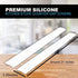 Silicone Kitchen Stove Counter Gap Cover Long & Wide Gap Filler (2 Pack) Seals Spills Between Counters, Stovetops, Washing Machines, Oven, Washer, | Heat-Resistant and Easy Clean (White),25 inches