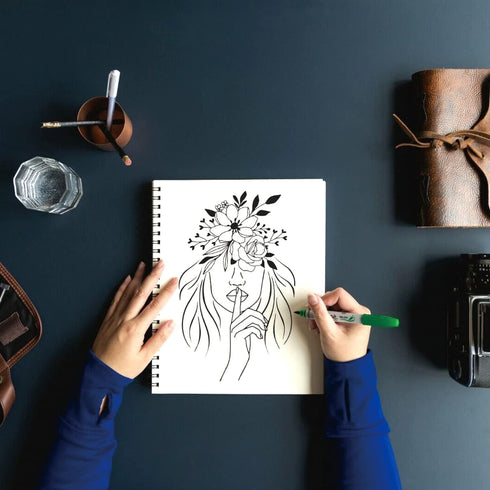 18 Pieces Women Theme Lady Stencils Floral Female Face and Inspirational Quote Girl Stencil for Home Wall Art Decor Painting on Wood Canvas Paper ...