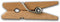 LWR CRAFTS Wooden Mini Clothespins 100 Per Pack 1" 2.5cm (Natural)...
