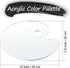 Acrylic Paint Set, Art Painting Supplies Kit with 10 Brushes, 5 Stainless Steel Palette Knife, 6 Plastic Spatula Palette Knives, Paint Palette tra...