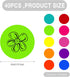 HOXHA 40Pcs 6 Inch Dry Erase Dots Circles, 10 Colors Removable White Board Markers Wall Decal Spots Set for Classroom, Office, Home Table & Desk...
