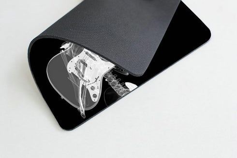 Gaming Mouse Pad Custom Design Mat, Abstract x-ray Skull Skeleton in Headphones Playing Guitar Design Art,9.5 X 7.9 Inch (240mmX200mmX3mm)...
