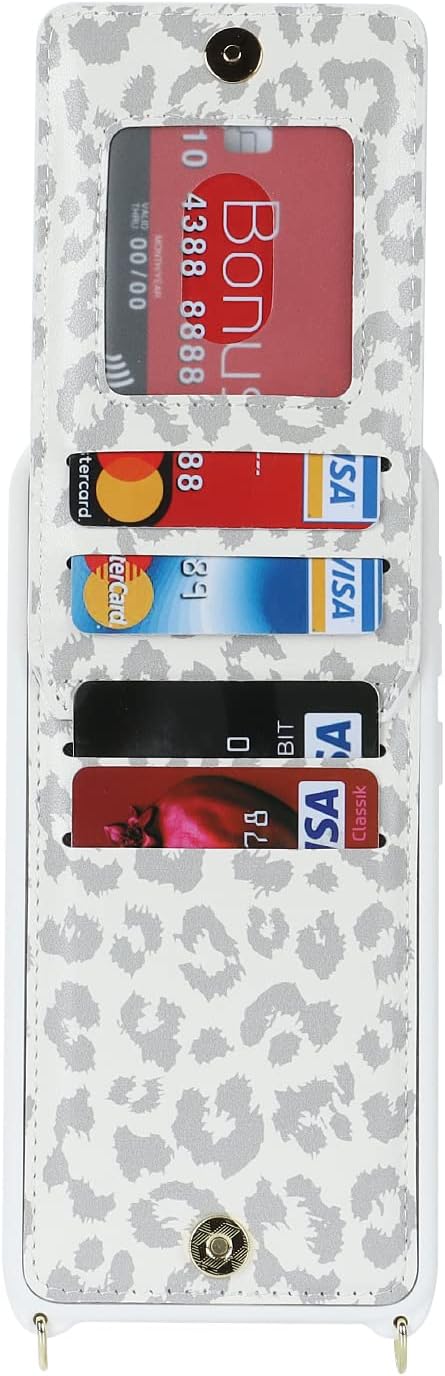 for Google Pixel 7a Case with Card Holder for Women,Pixel 7a Phone Case Wallet with Strap Credit Card Slots Crossbody with Kickstand Zipper Shockp...