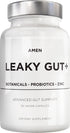 Amen Leaky Gut Supplement - Advanced Formula with Bioavailable L Glutamine, Zinc, Turmeric, DGL Licorice Root - Marshmallow Root - Probiotics & Fe...