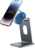 Magnetic Phone Stand Holder for Desk, Adjustable Aluminum MagSafe Cell Phone Stand Cradle Compatible with iPhone 15 14 13 12 Pro Max Plus Mini Mag...