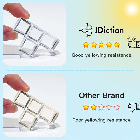 JDiction UV Resin 300g, Crystal Clear UV Resin Solar Cure Sunlight Activated Hard Resin Kit for Jewelry Making, Casting and Coating, DIY Crafts...