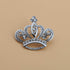 LQRI Crystal Rhinestone Princess Queen Crown Brooch Pin Tiara Crown Brooches Crown Tiara for Wedding Party/Banquet/Birthday...
