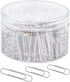 JIKIOU 750 Paper Clips, Upgraded-Non-Skid Paper Clips Medium and Jumbo Size for Office School and Personal Use Paperwork(28 mm,33mm,50 mm), Silver...