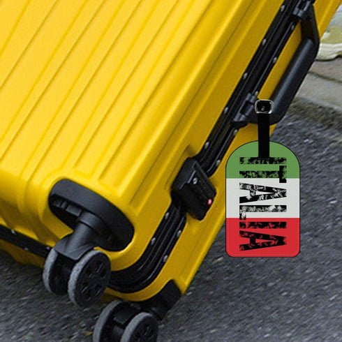 Italia-Italy Italian Flag Luggage Tag Suitcase Carry-On ID Bag Label Travel Accessories Baggage Name Tag - 1 pack...