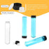 40ml Glass Clear Test Tubes with Screw Caps and Plastic Stoppers, 25 x 115mm Liquid Small Leak-Proof Glass Test Tubes, 12PCS...