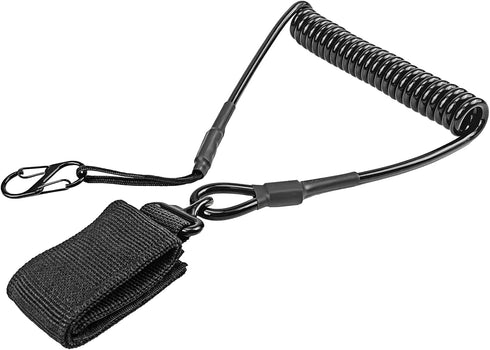 Safety Fall Protection Tool Lanyard for Power Tools, Tool Safety Tether with Carabiner Clip, Adjustable Store Up to 2.5" Diameter Objects,Maximum ...