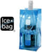 Franmara 9030 Clear 9-5/8" Wine Cooler Bag, 9-5/8” high X 4-5/8” wide X 4” deep(gusset), Blue...