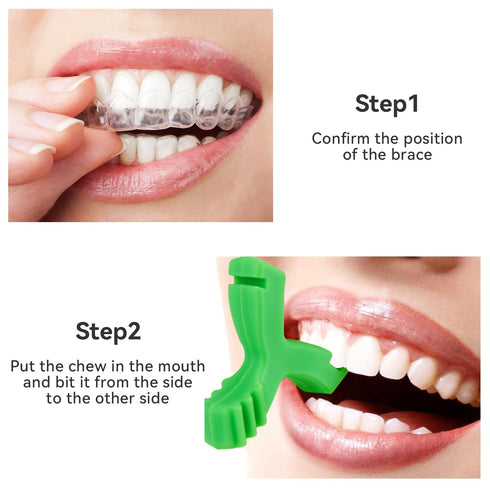Chewies for Invisalign Aligner, DLENP 8 PCS Y-Shaped Chewies for Aligner Trays Seater Orthodontic Munchies for Invisalign (2 Pcs Unflavored,2 Pcs ...