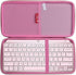 Hermitshell Hard Travel Case for Logitech MX Keys Mini Minimalist Wireless Illuminated Keyboard (Rose Gold + Pink)...
