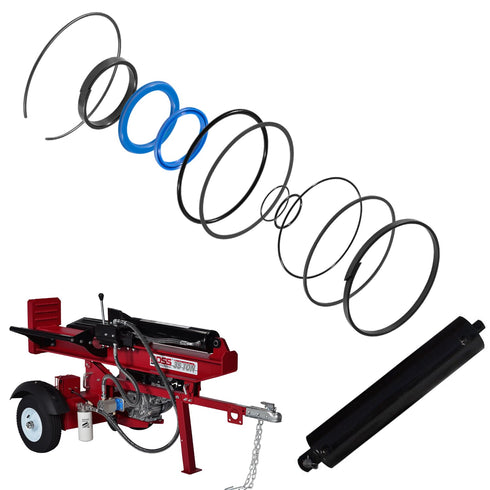 Hydraulic Log Splitter Cylinder Rebuild Seal Kit for 5.0"bore X 2.0" Rod Cylinde...