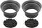 RECOIL SPB65 Foldable Silicone 6.5” Car Speaker Baffle Kits with Egg Crate Foam for Sound Quality Improvement and Speaker Protection One Pair...