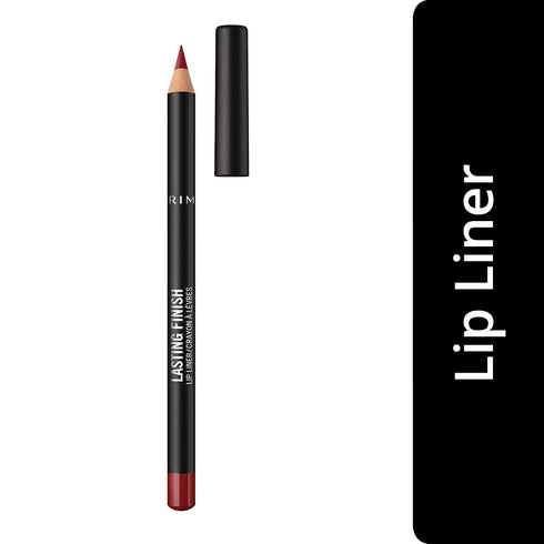 Rimmel Lasting Finish 8HR Soft Lip Liner Pencil - Vibrant, Blendable Formula to Lock Lipstick in Place for 8 Hours - 580 Bitten Red, .04oz...
