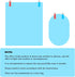 Boao 16 Pieces Car Waterproof Film Anti Rain Mirror Film Waterproof Car Blind Spot Side View Mirror Film Frameless Convex Rear View Mirror Rainpro...
