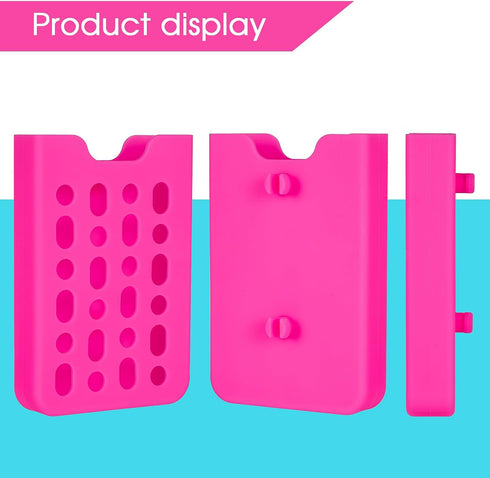 PARBEE Phone Holder Compatible with Bogg Bag, Silicone Pink Phone Holder Keep Your Phone Handy in Tote Bag, Insert Accessory Charm for Bogg Bags.....