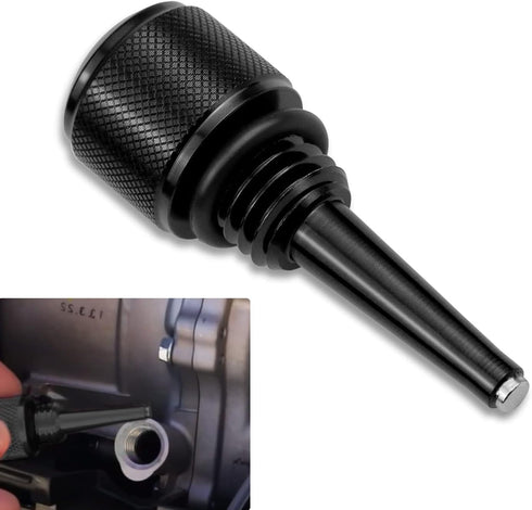 JMCHstore Aluminum Alloy Magnetic Oil Dipstick for Predator 212 Coleman 196cc Mini Bike Ghost 224cc Engine, KT196 Go Kart, BT200X CT200U EX, Baja ...