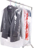 20 Packs Clear Plastic Clothes Covers 47inch Garment Bags for Hanging Clothes Dry Cleaning Hanging Dust Proof Garment Bags Clear Clothes Covers fo...