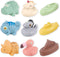 Bath Toys for Kids Ages 1-3 , 9 Pack No Hole Animal and Float Boats Baby Bath Toys for Babies 6-12 Months, Baby Pool Bathtub Toys Presents for Pre...