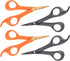 Micro-Tip Scissors, Precision Scissors, Pointed Sharp Titanium Blades, 6 Inch Craft Detail Scissors Ideal for Paper Cutting, Scrapbooking, Beauty ...